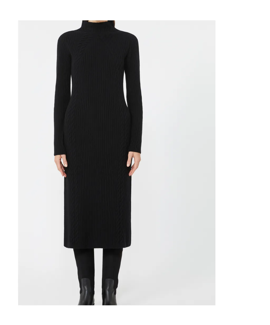 Wool And Cashmere Slim-Fit Dress