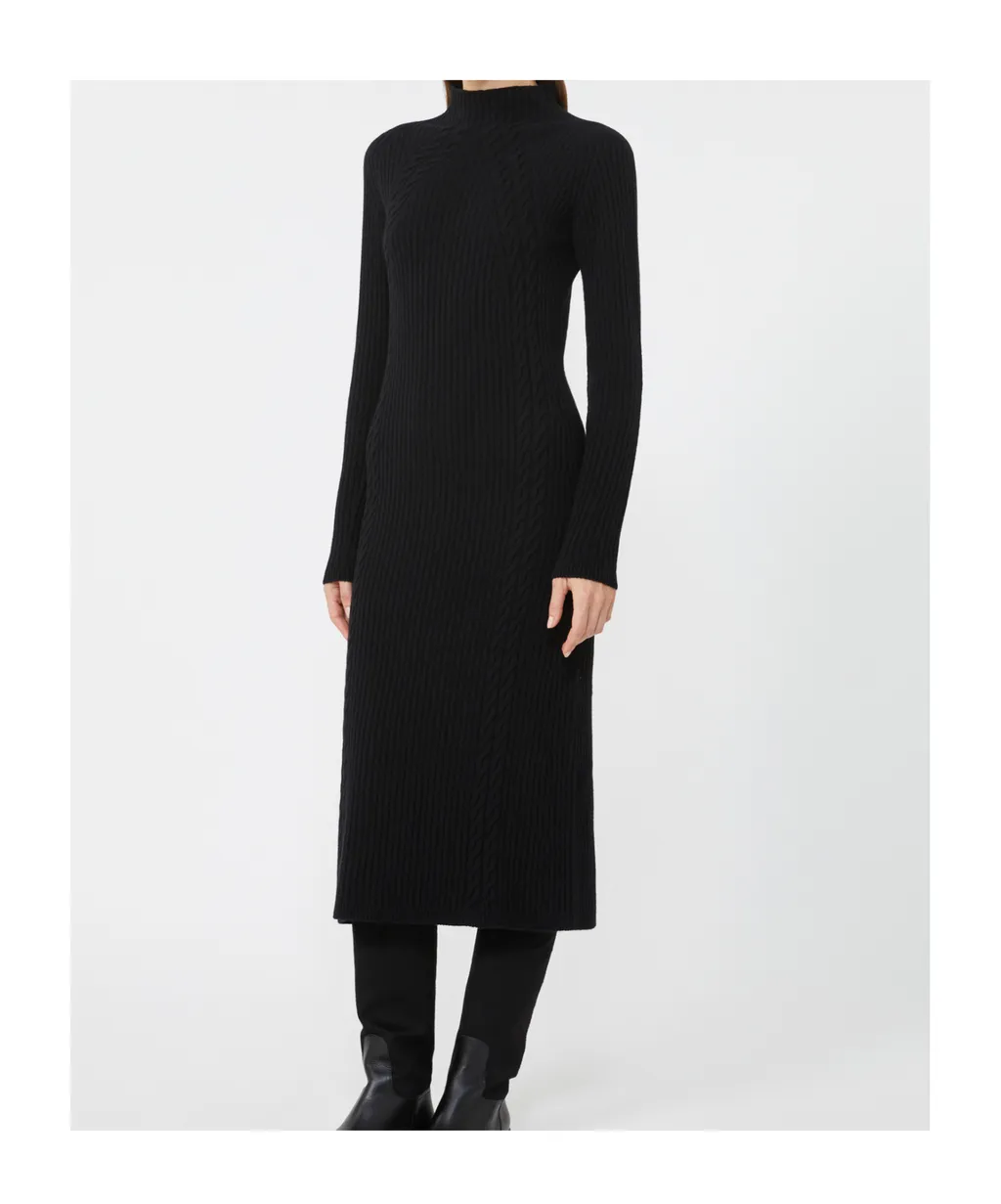 Wool And Cashmere Slim-Fit Dress