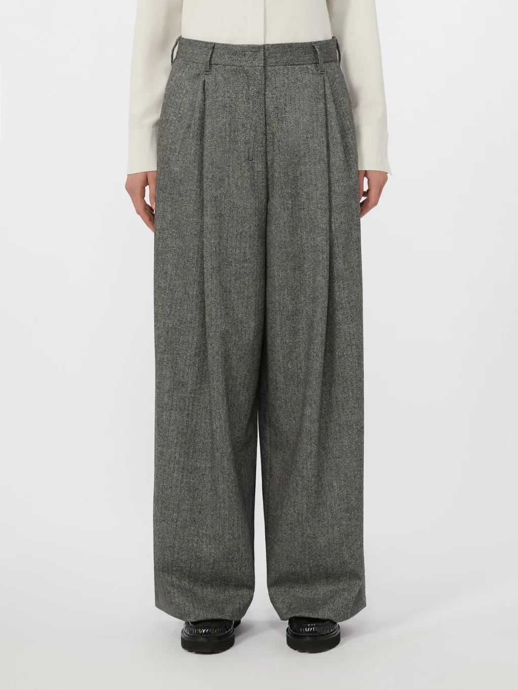 Wool Flannel Trousers