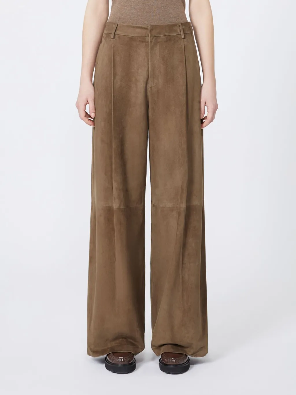 Brando Pleat Detailed Trousers