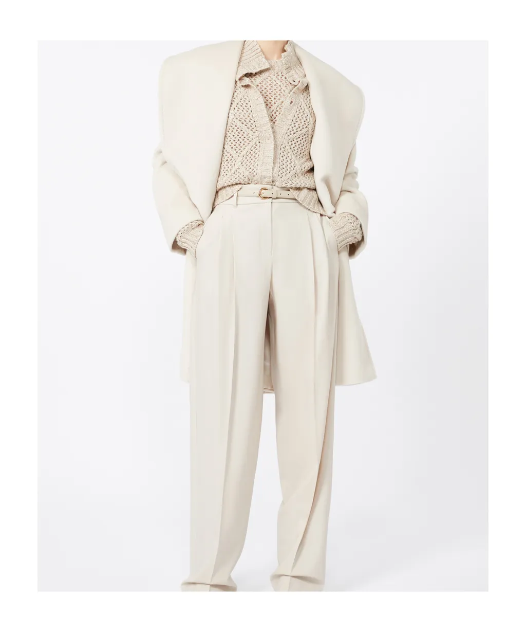 Alpaca And Virgin Wool Coat