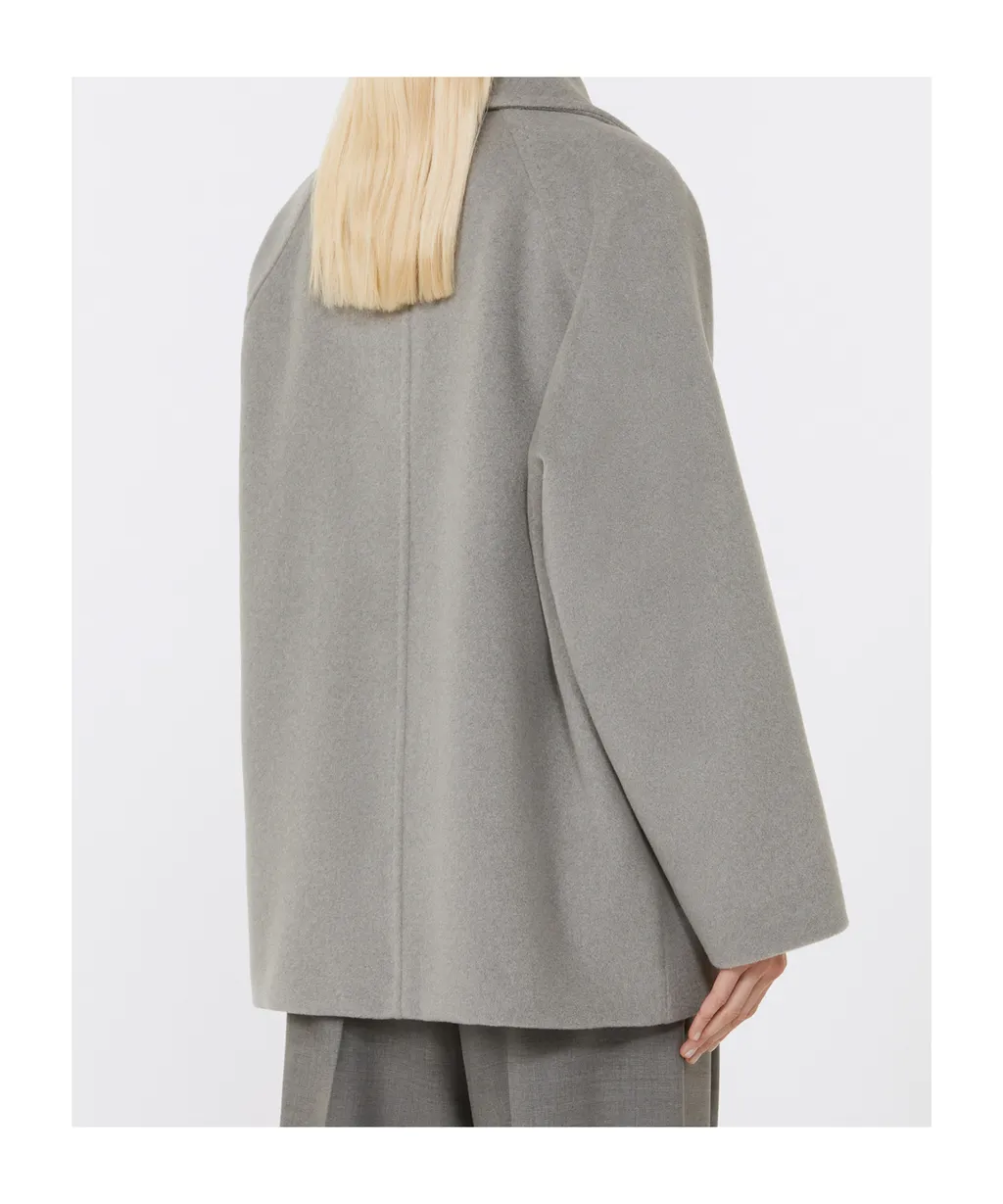 Double-Breasted Long-Sleeved Coat