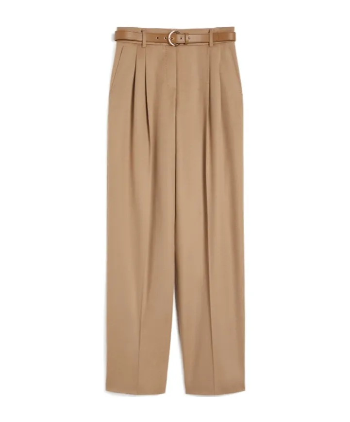Flowing Wool Trousers