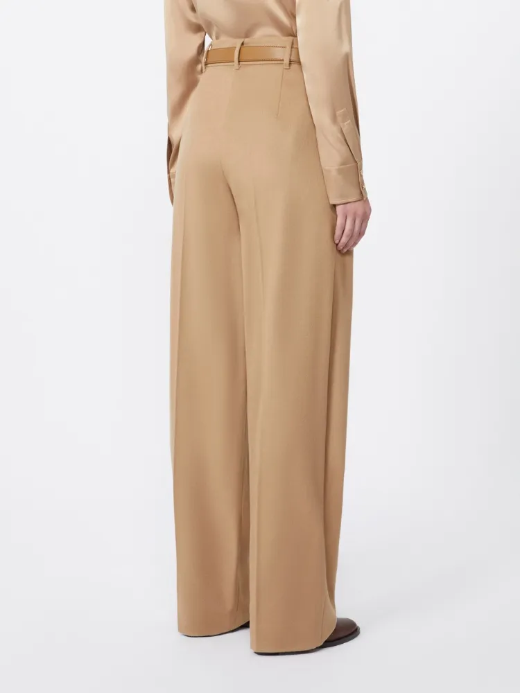 Flowing Wool Trousers