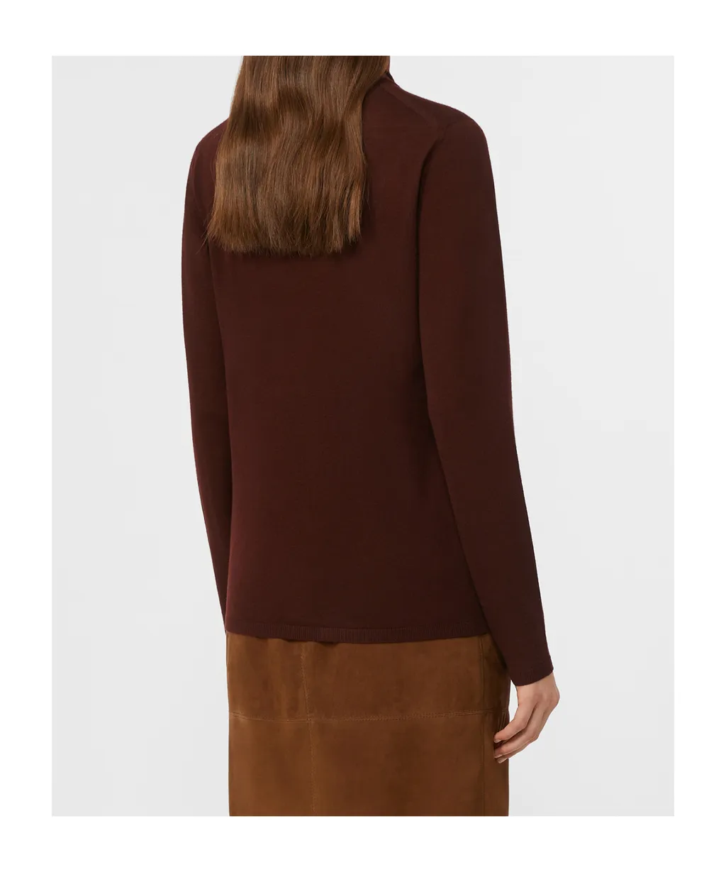 Wool Knit Turtleneck Jumper
