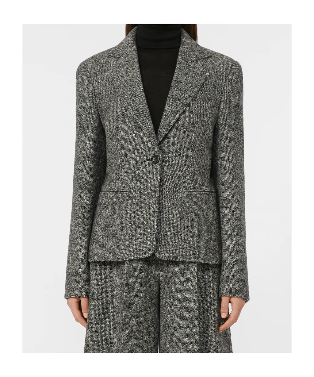 Feminine Wool And Silk Blazer