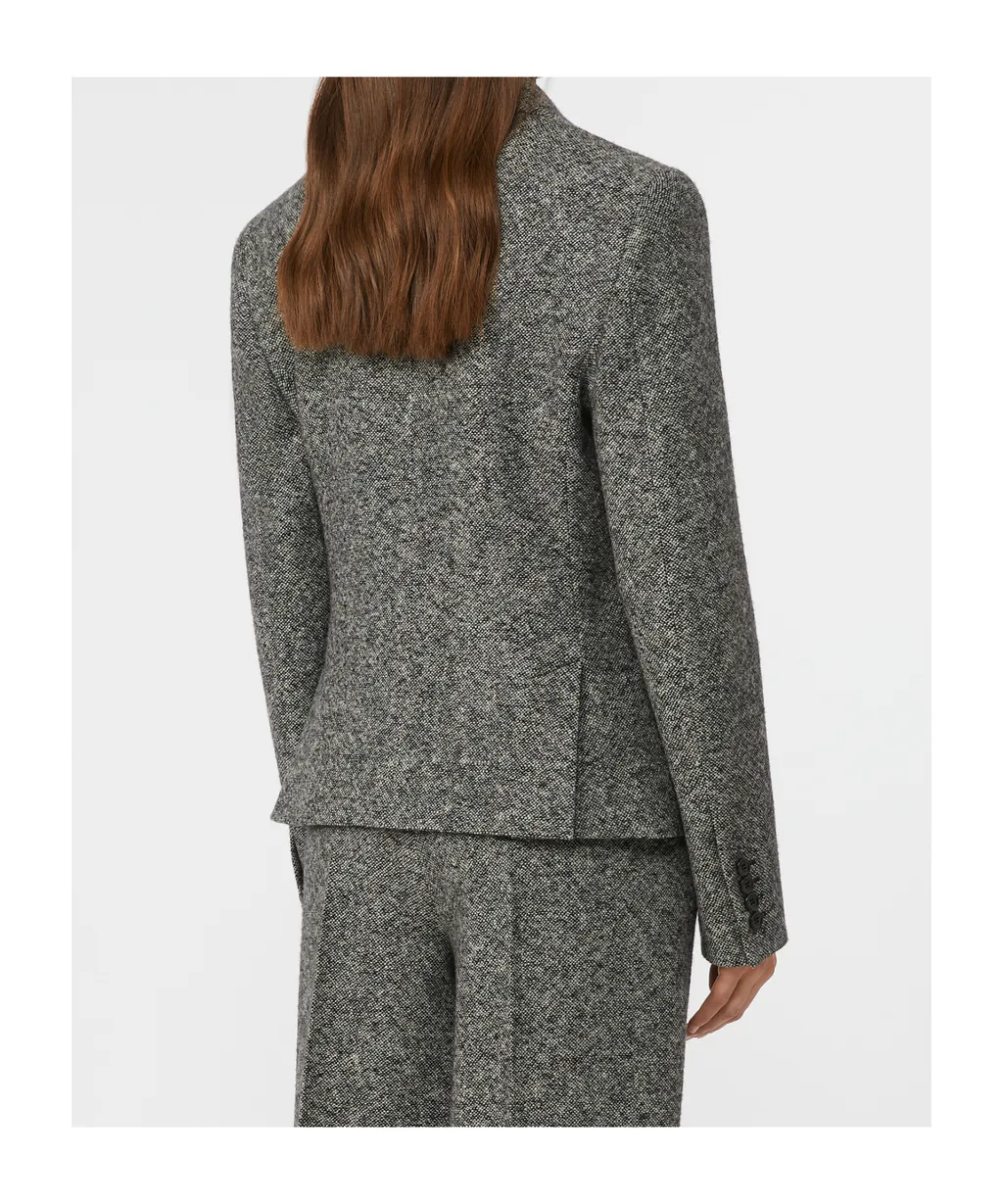Feminine Wool And Silk Blazer