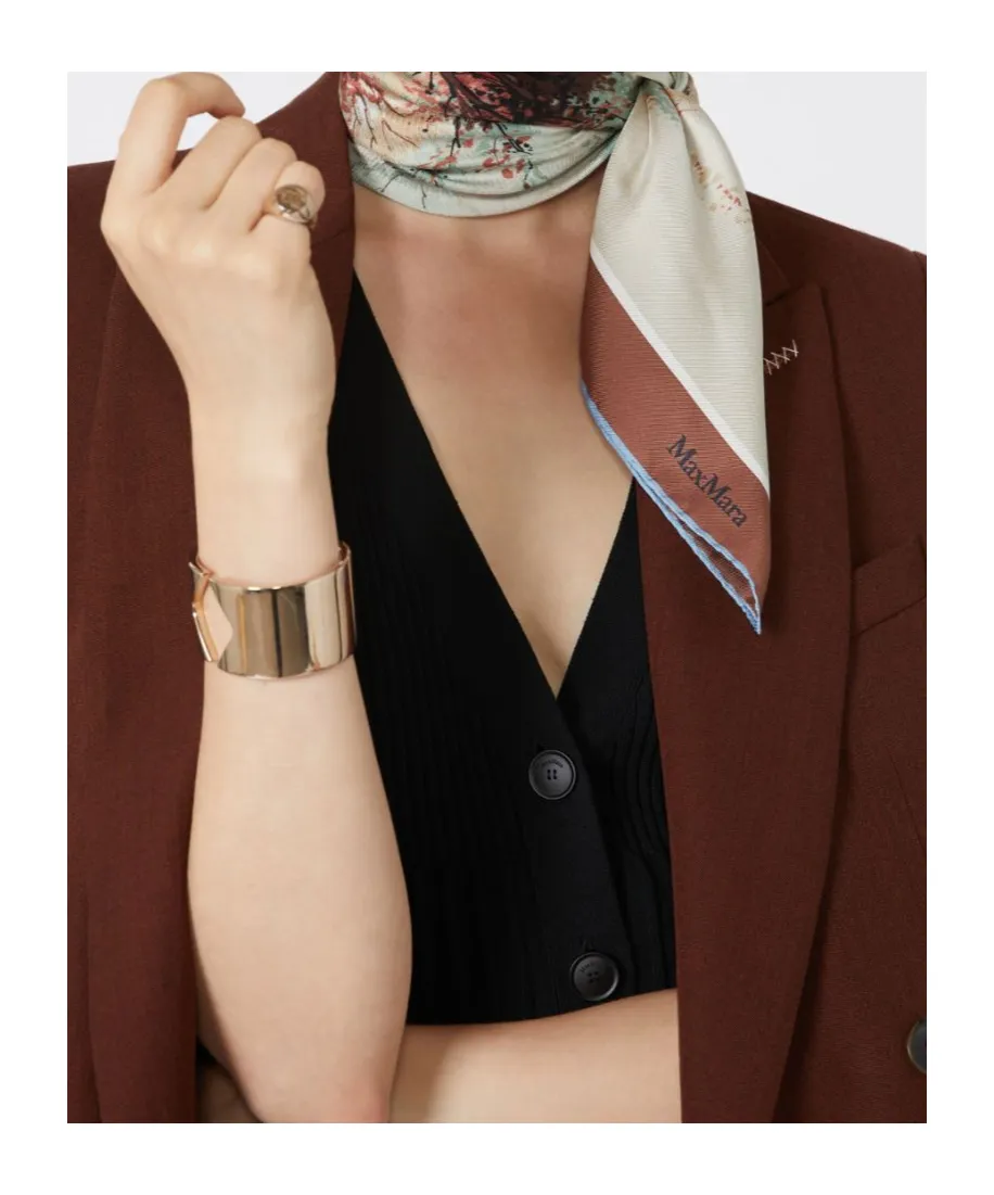 Pattern-Printed Foulard