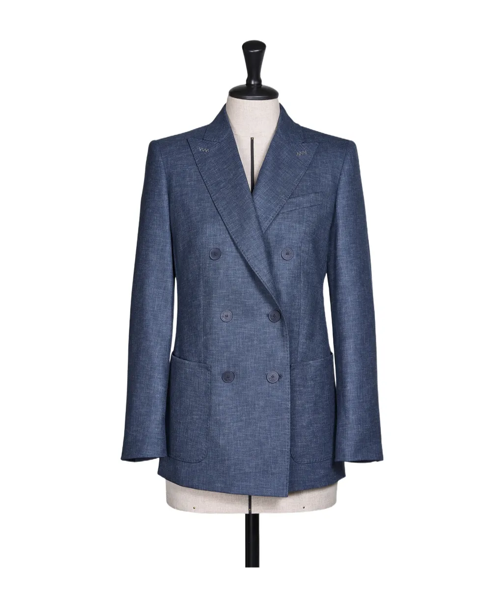 Double-Breasted Wool Blazer