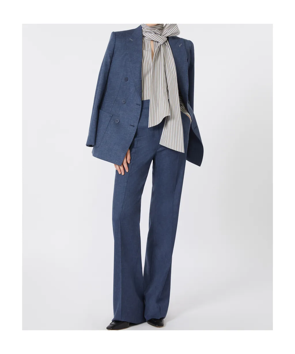 Double-Breasted Wool Blazer