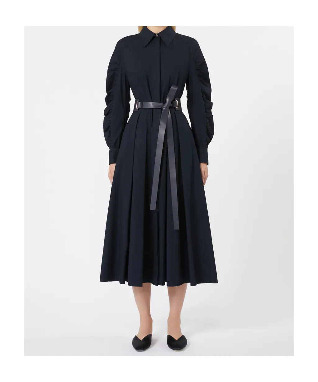 Cotton Poplin Shirt Dress