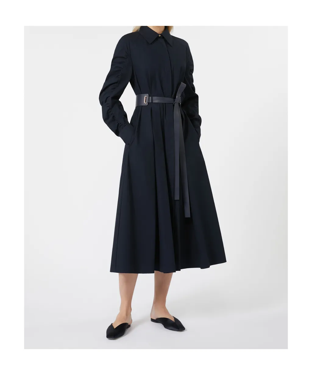 Cotton Poplin Shirt Dress