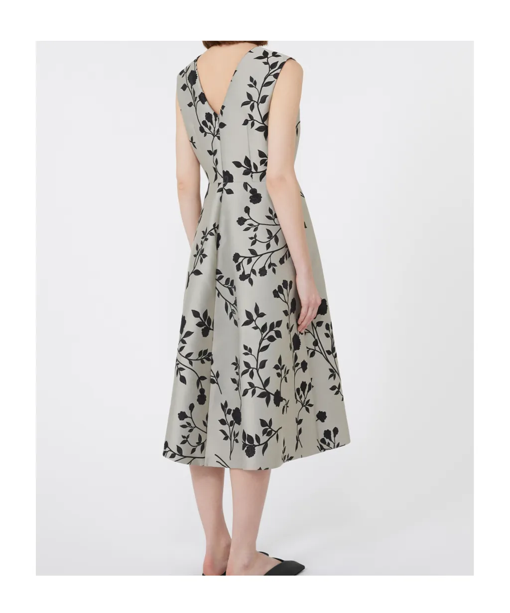 Cotton-Blend Jacquard Dress
