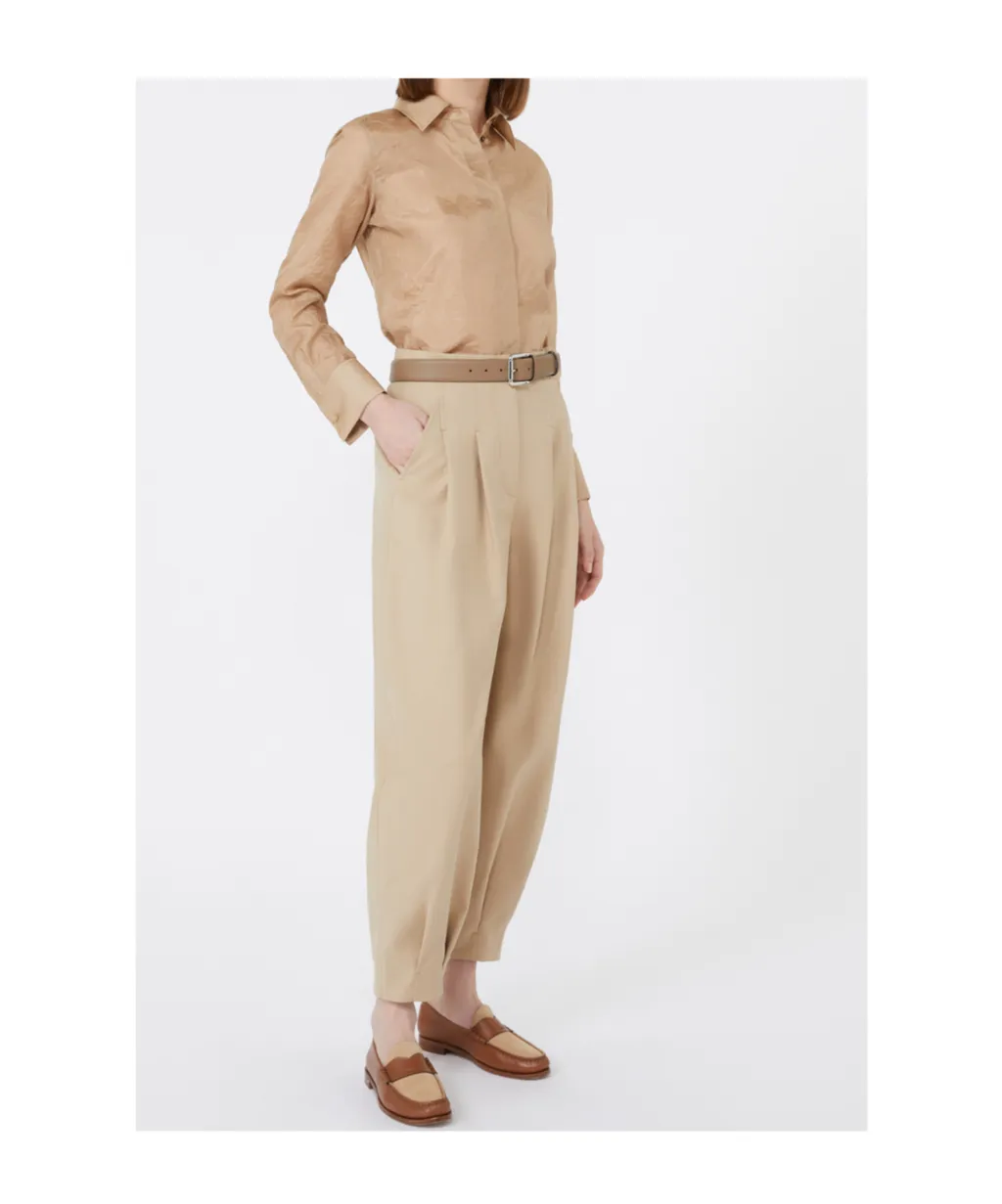 Silk Canvas Shirt