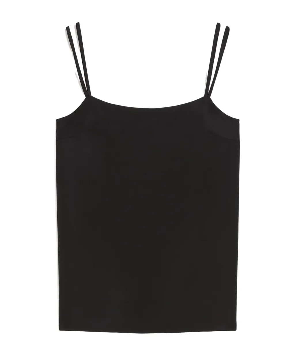 Stretch CrÊPe De Chine Top