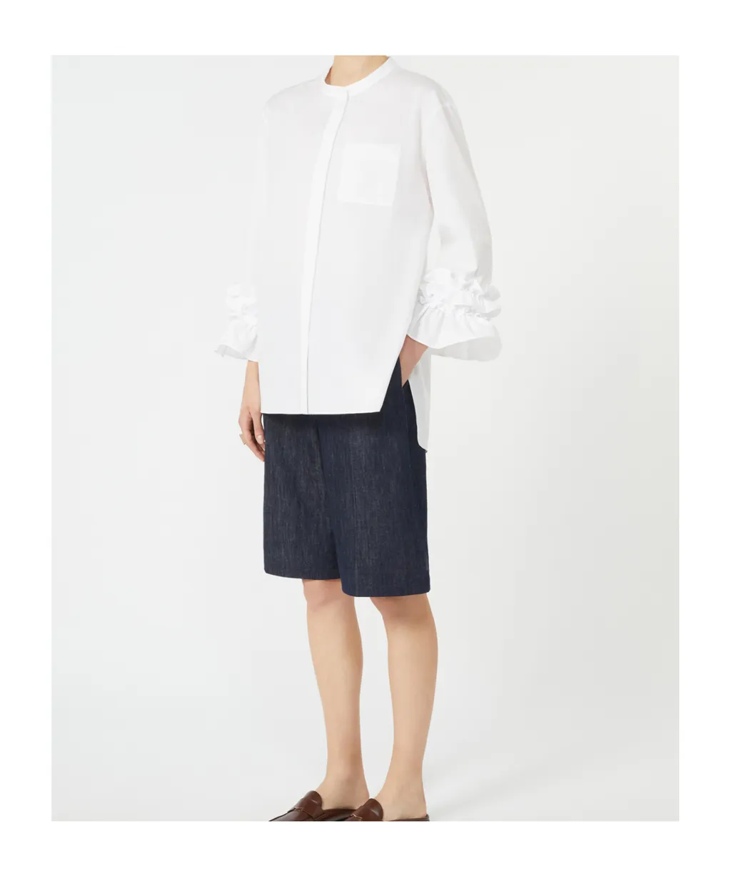 Indigo Denim Bermuda Shorts