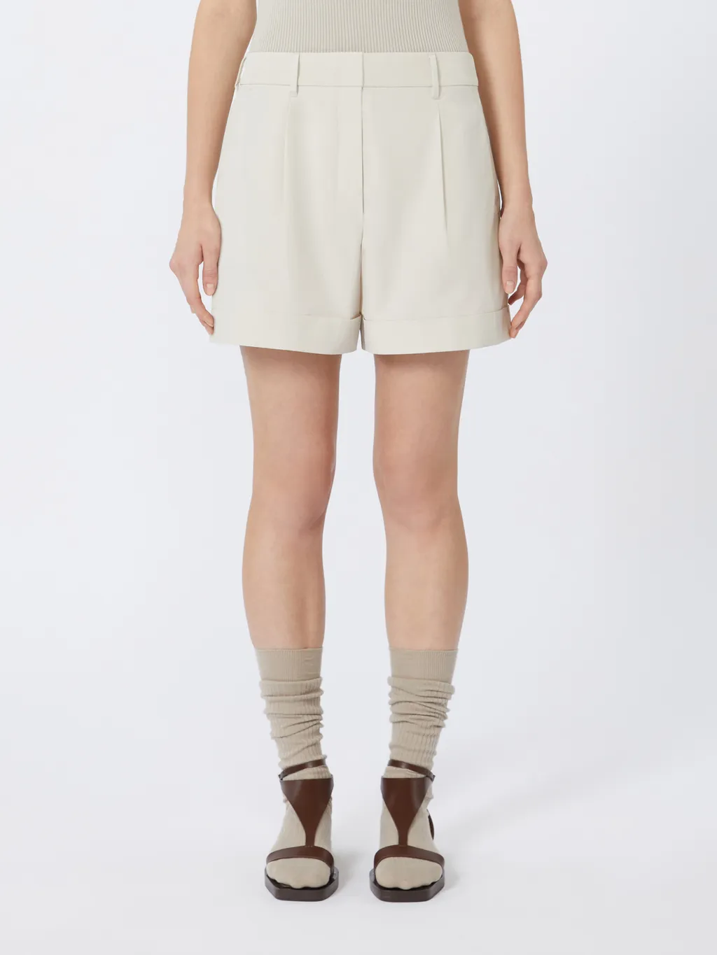 Cotton Poplin Shorts