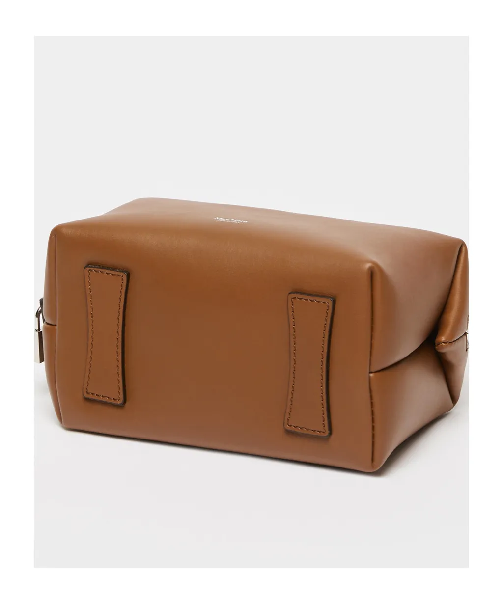 Small Natural Leather Bowler Bag