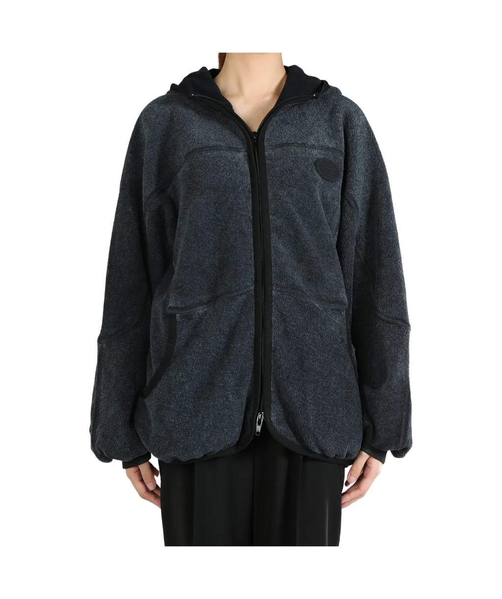 Zip-Up Cotton Hoodie