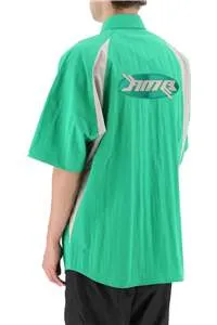 Logo Patch Bowling Shirt