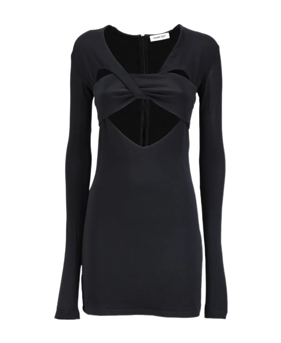 Cut-Out Detailed Mini Dress