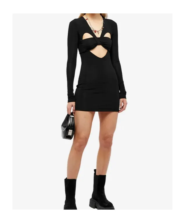 Cut-Out Detailed Mini Dress