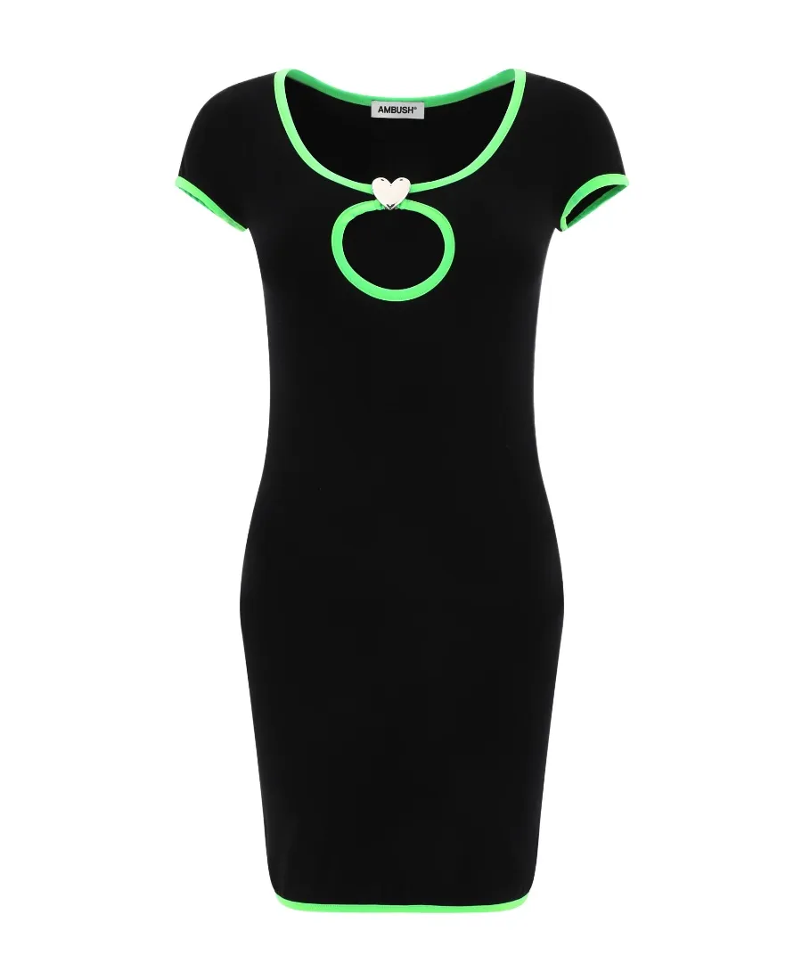 Heart Cut-Out Mini Dress