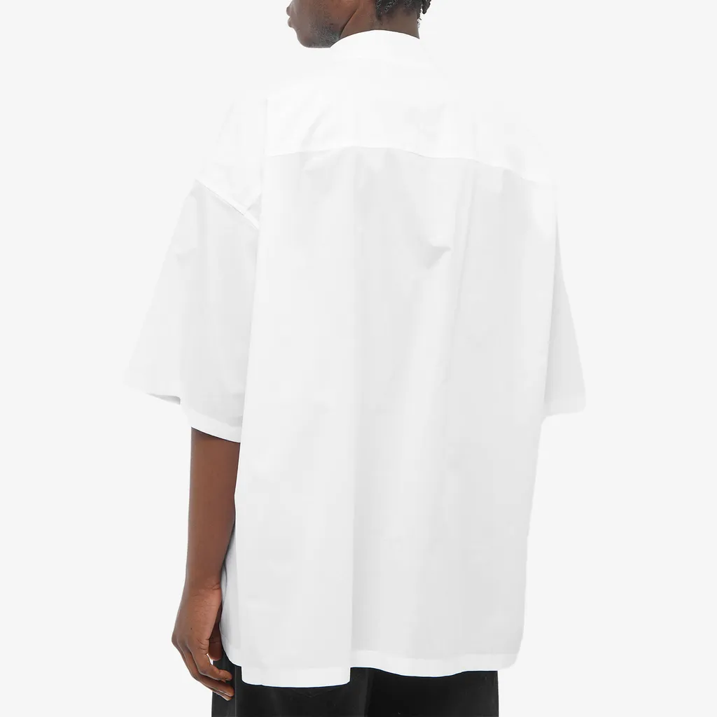 Oversized Logo Patch Shirt