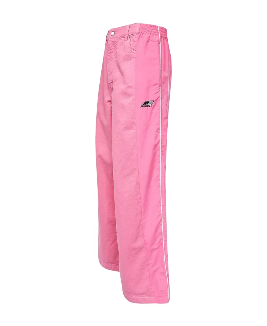 Panelled Wide-Leg Trousers