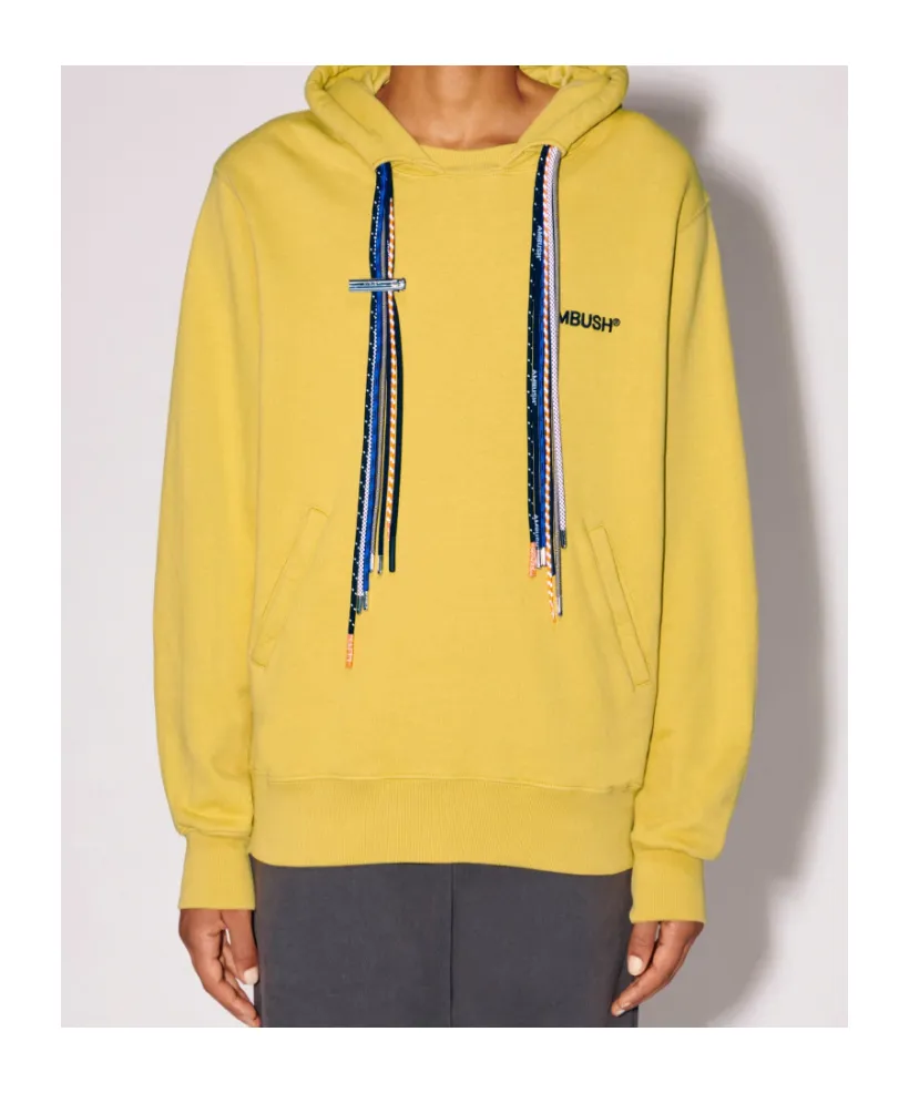 Multicord-Drawstring Cotton Hoodie