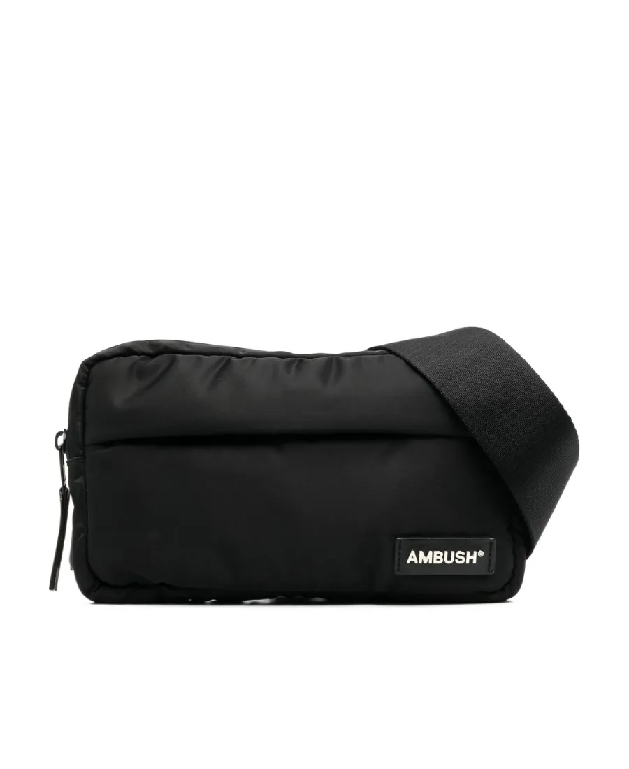 Logo Patch Zipped Belt Bag