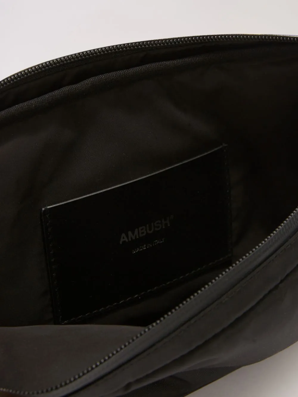 Logo Patch Zipped Belt Bag