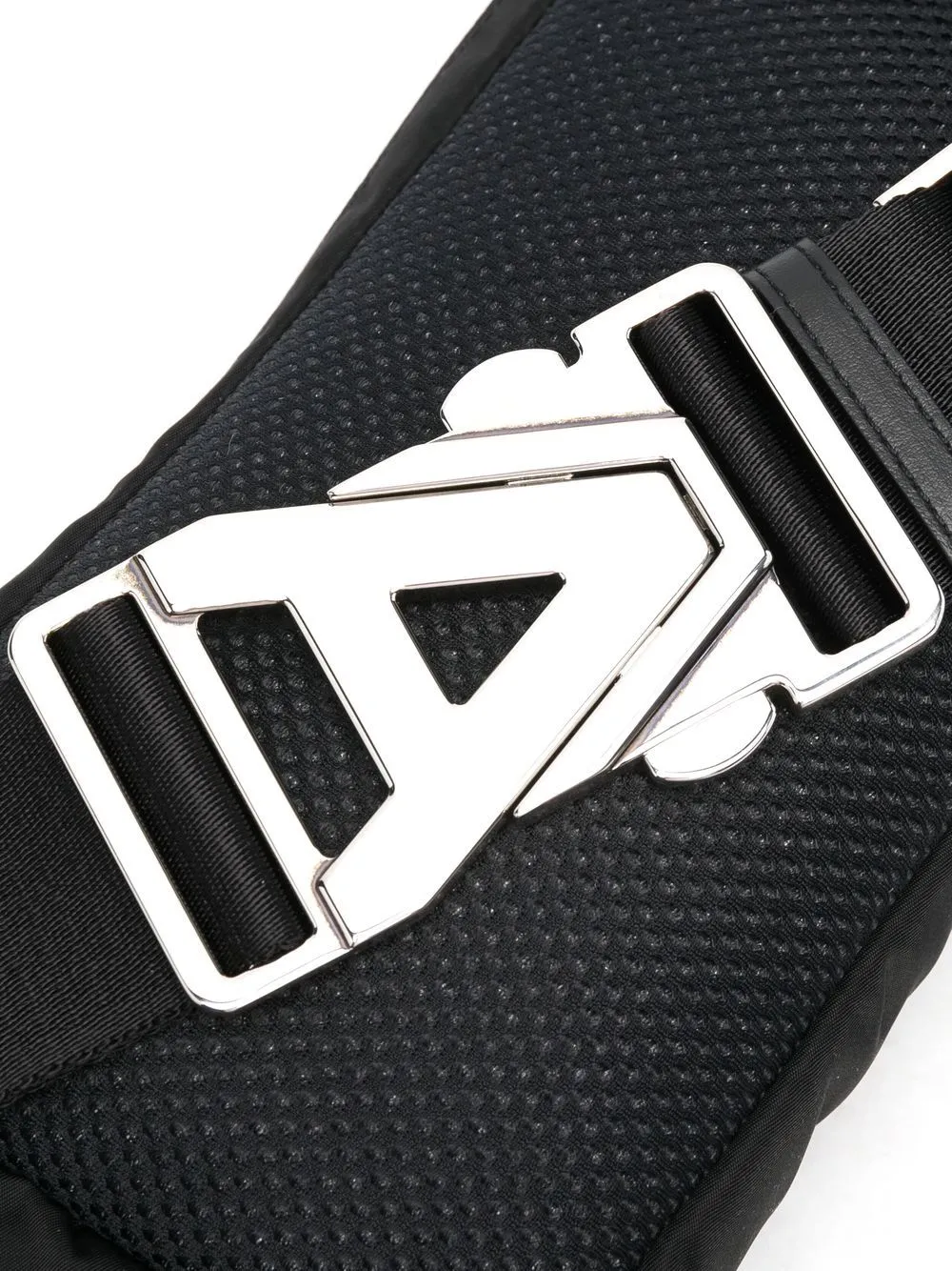 Logo Patch Zipped Belt Bag