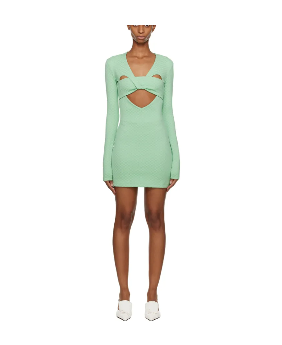 Cut-Out Detail Mini Dress