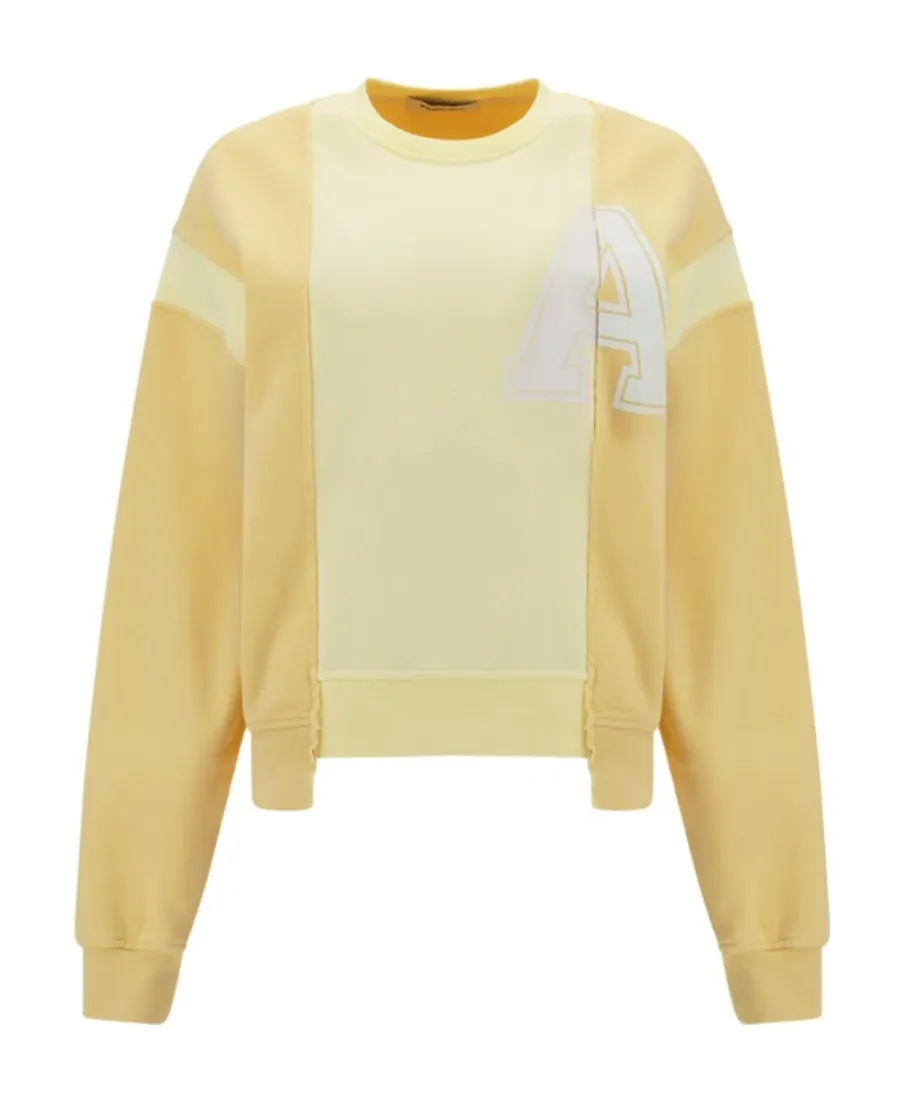 Multi-Panel Long-Sleeve Sweatshirt