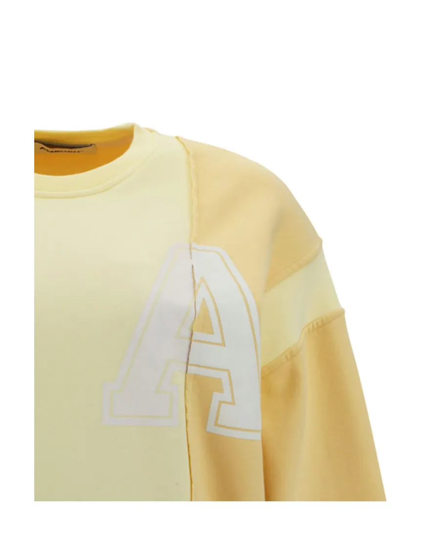 Multi-Panel Long-Sleeve Sweatshirt