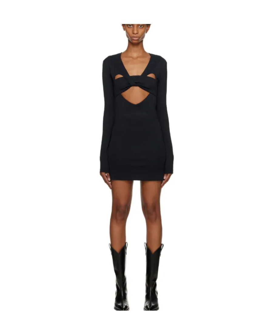Monogram-Jacquard Mini Dress