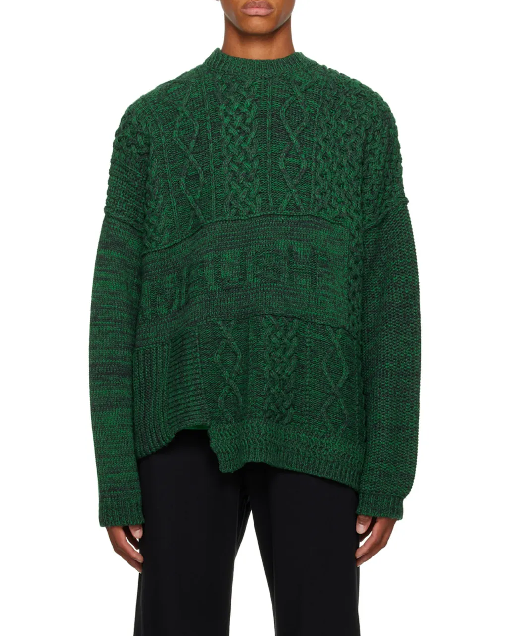 Patchwork Knitted Jumper