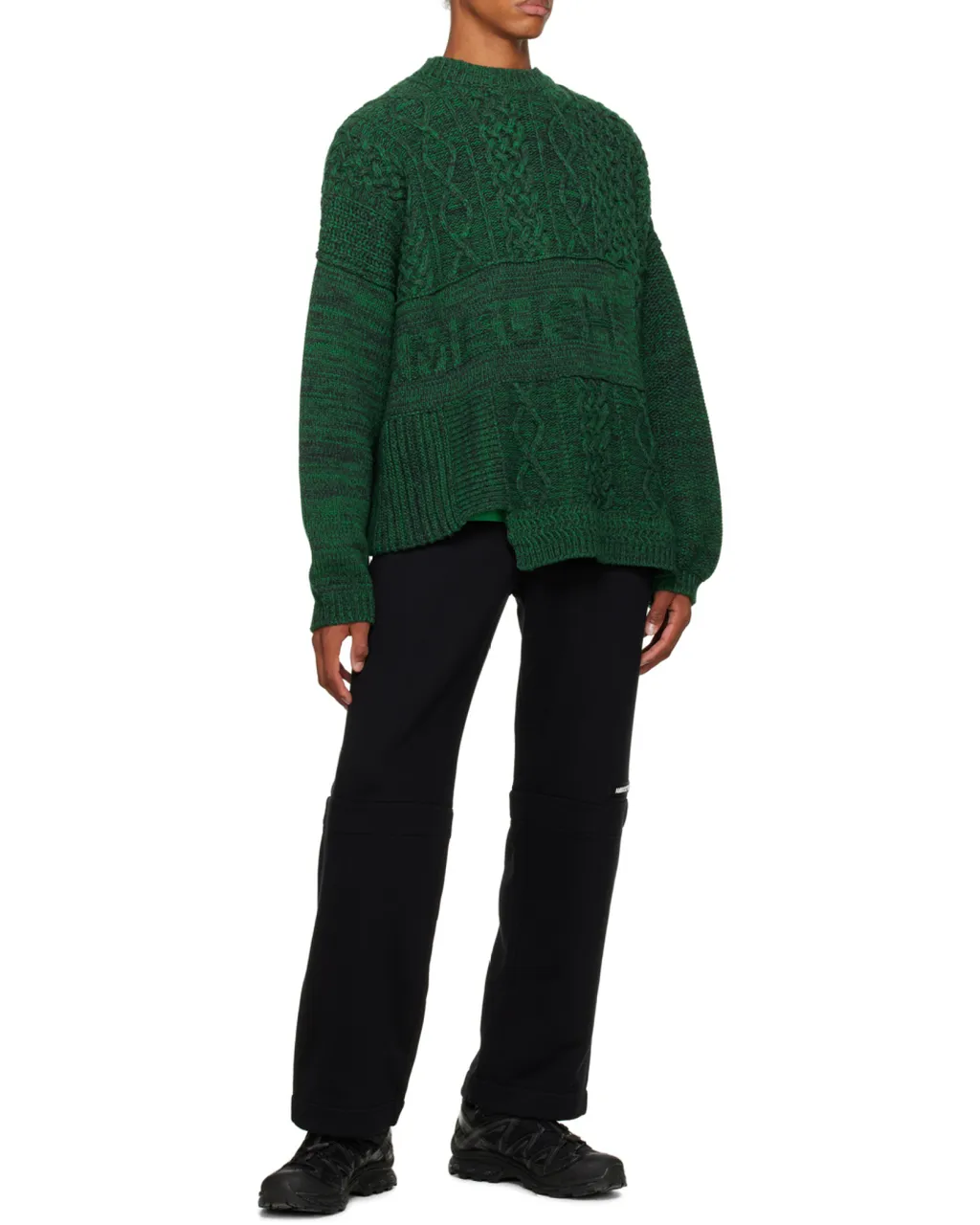 Patchwork Knitted Jumper