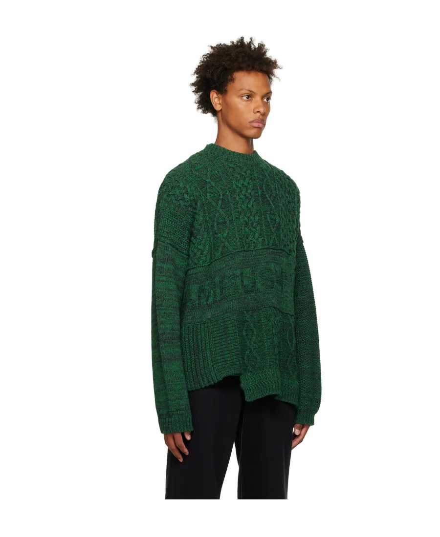 Patchwork Knitted Jumper