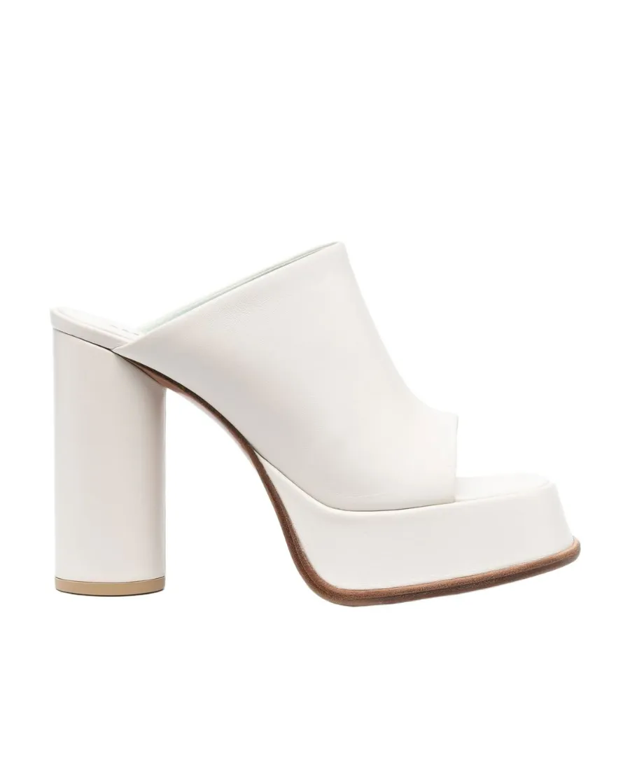 Open-Toe Mule Heels