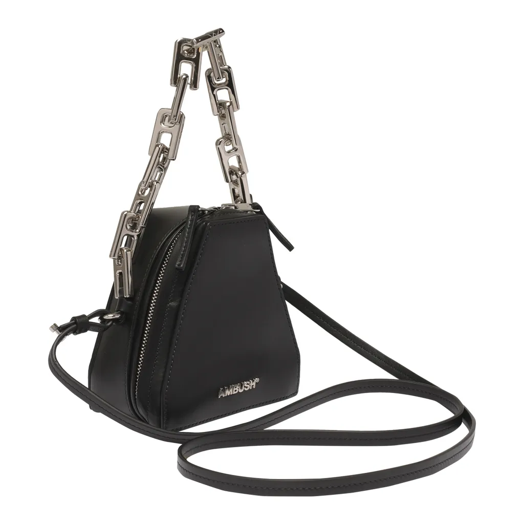 Tri Logo Plaque Small Crossbody Bag