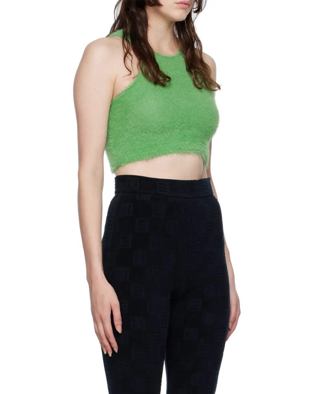 Cropped Round-Neck Top