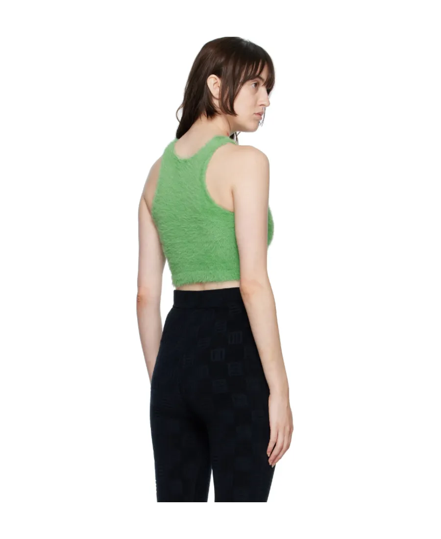 Cropped Round-Neck Top