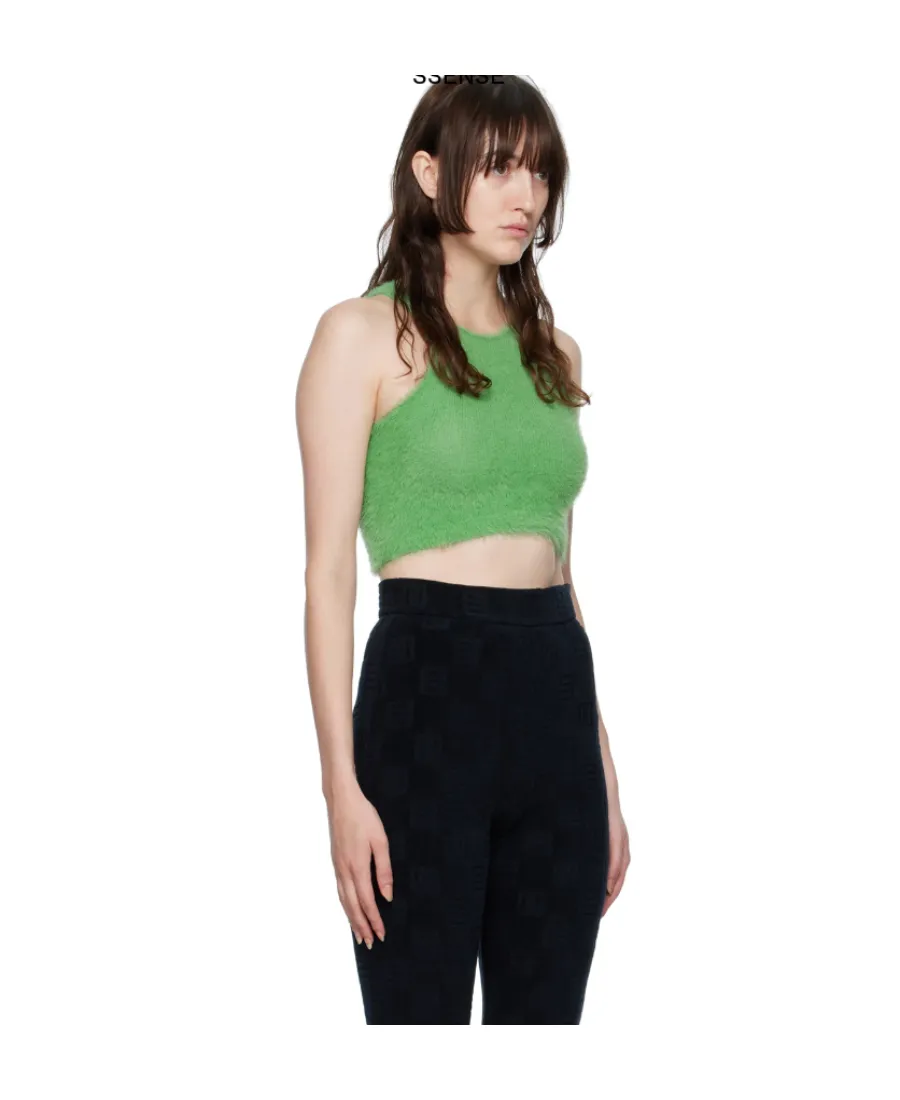 Cropped Round-Neck Top