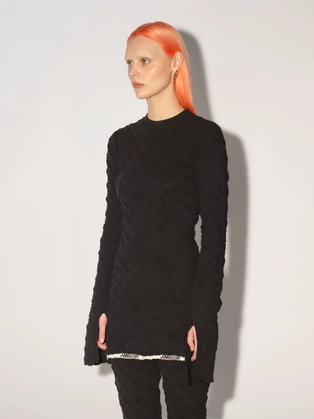 Logo-Print Crewneck Knit Top