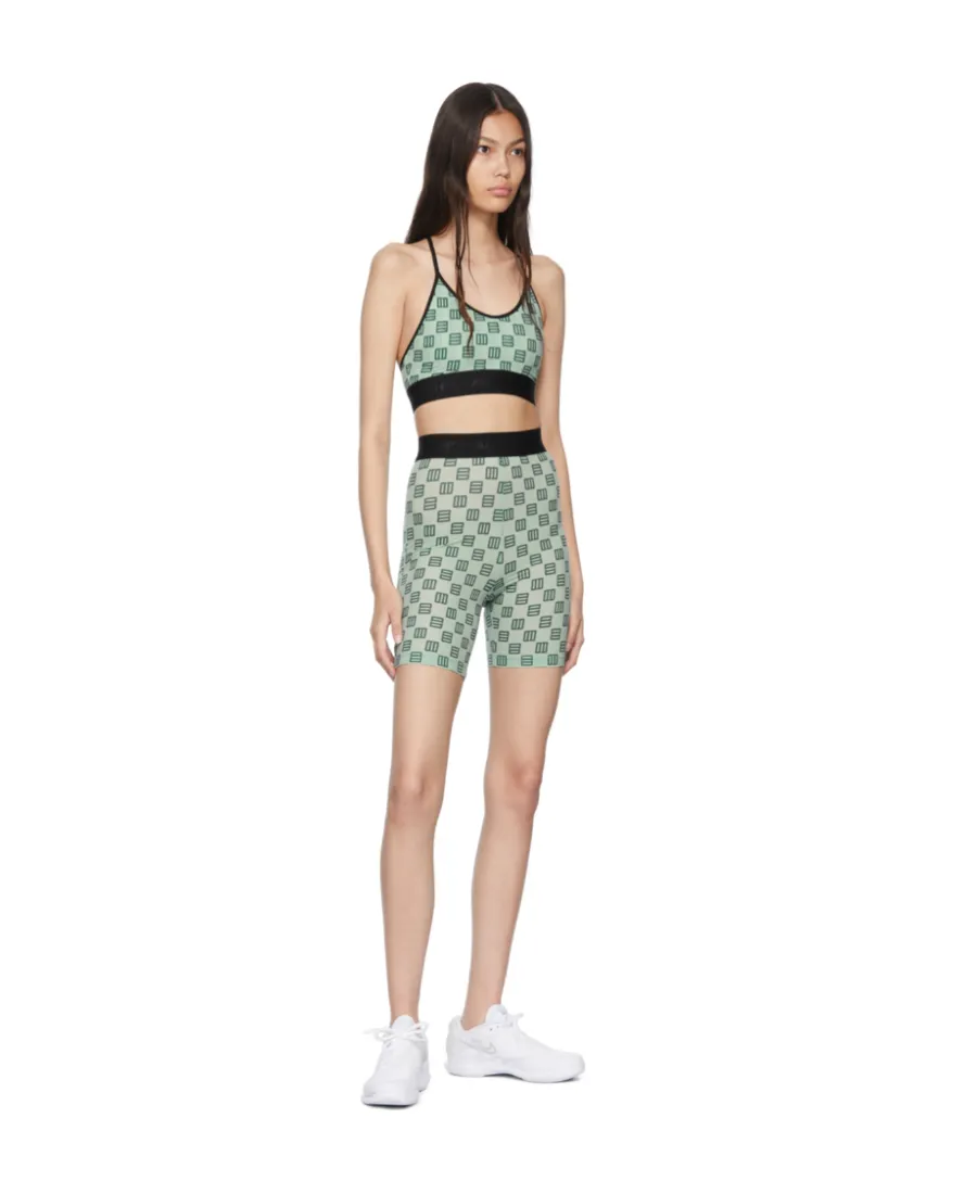 Logo Monogram High Waist Bike Shorts