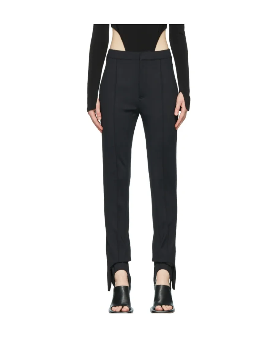 High-Waisted Stirrup Trousers