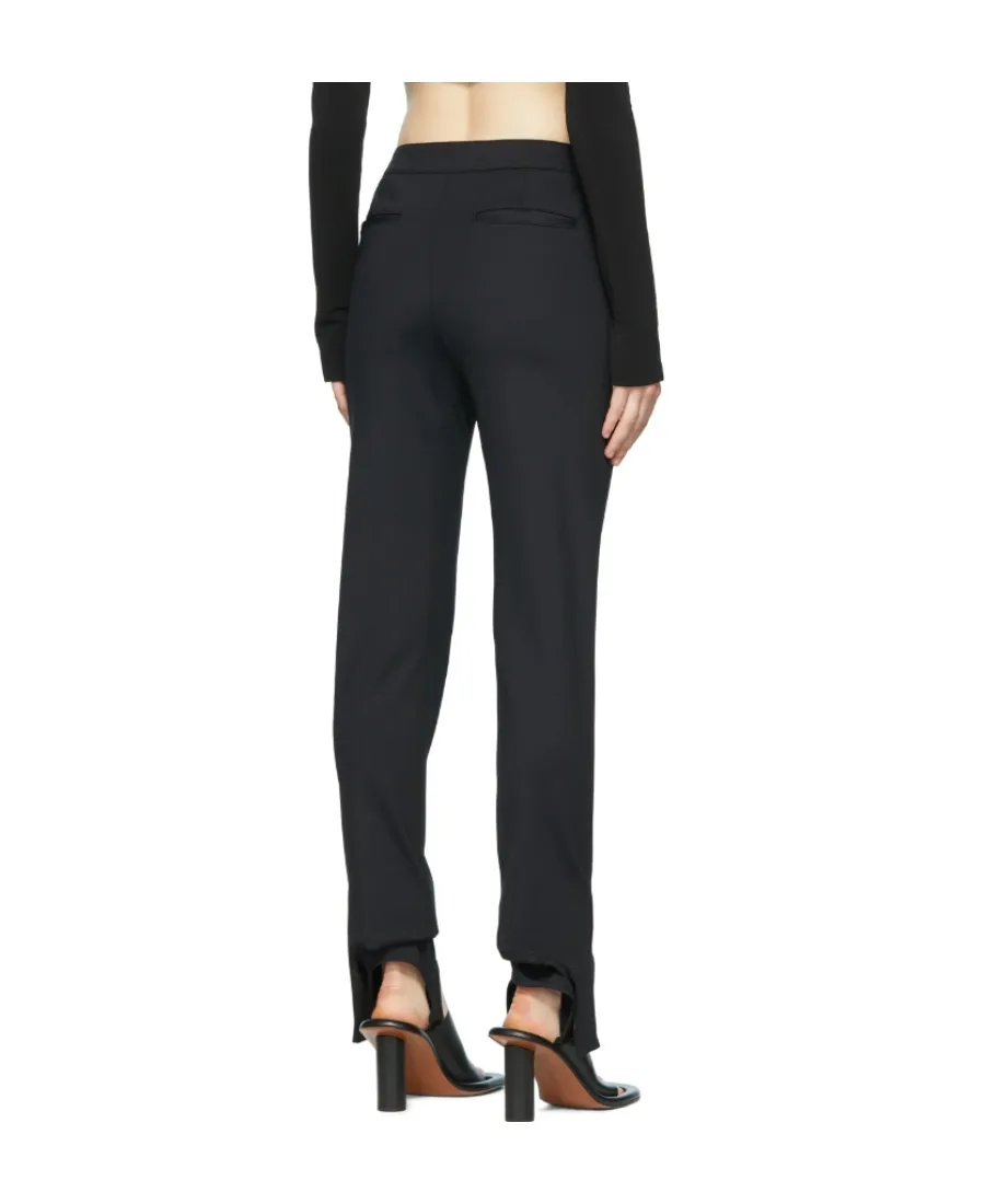 High-Waisted Stirrup Trousers