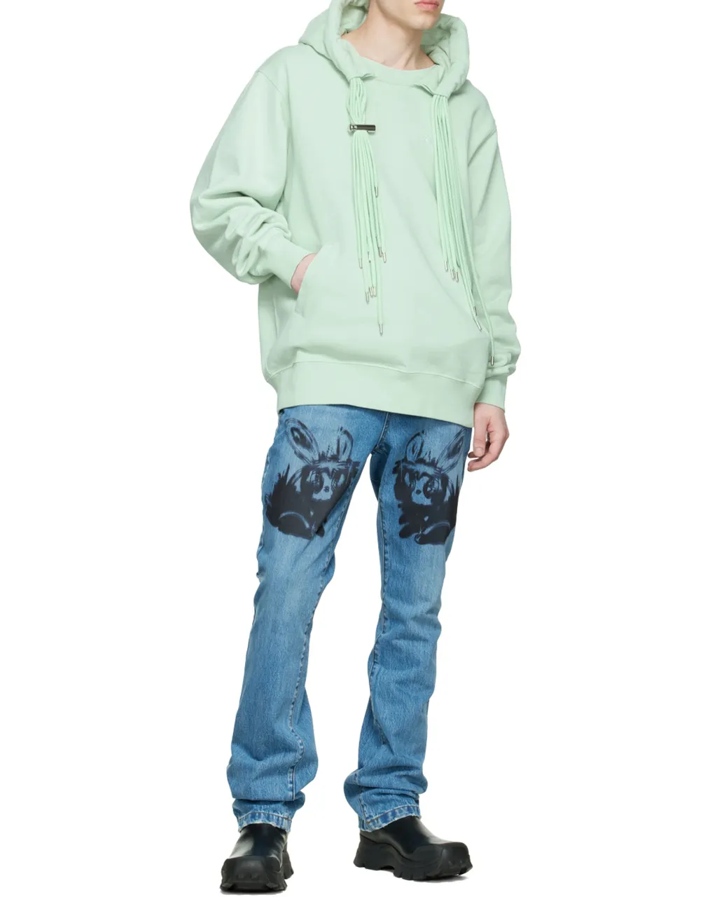 Multi-Cord Long-Sleeve Hoodie